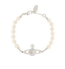 We've all seen it, but do you know the history behind it. Vivienne Westwood Mini Bas Relief Pearl Bracelet Hewi
