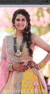 Wedding Reception Ideas Elegant Lights 45 Best Ideas Indian Bride Hairstyle Bridal Hairstyle Indian Wedding Indian Hairstyles