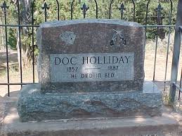 In this reference to the real doc holliday's apparent last words, he's referencing his own belief that, as a gunfighter, he'd very likely die with his boots on. Doc Holliday Quotes Quotesgram