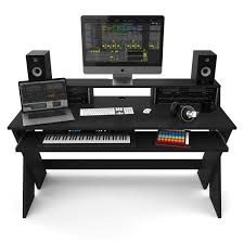 For a small home studio i'd recommend getting a large diaphragm condenser microphone over any pop filters are designed to avoid popping sounds or plosives, which are the sounds generated by a. Glorious Sound Desk Pro Black Furniture For Djs Producers And Vinyl Lovers
