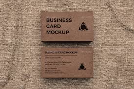 Our kraft business cards are a fantastic way to network oneself, and appear professional. Kraft Paper Business Card Mockup By Aykutfiliz Graphicriver