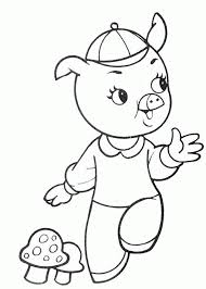 How about a baby kangaroo? Baby Pig Coloring Pages Coloring Home