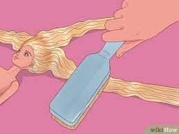 First, we combed all the knots out. How To Fix Doll Hair With Pictures Wikihow