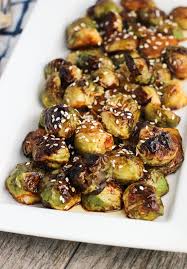 They are delicious as is. Honey Sesame Roasted Brussels Sprouts