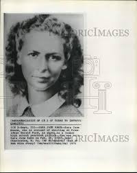 1975 Press Photo Sara Jane Moore in junior high school yearbook picture