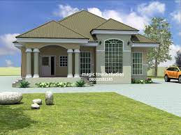 Illustrate Home Designs Kenya 5 Bedroom Bungalow 5 Bedroom Bungalow House Plan In Home Design Floor Plans Affordable House Plans Bungalow House Plans