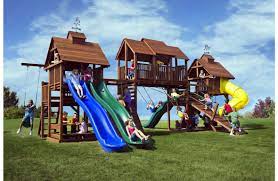 Big backyard swing set is heavy duty and it is our biggest swing set. This Is One Huge Swing Set Would This Fit In Your Backyard Many People Have Met The Challenge Backyard Play Cool Playgrounds Big Backyard