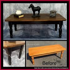 Made from solid pine wood with veneers, this coffee table sports a stone whitewash finish, and distressed details to keep things looking a little vintage. Dollar Store Crafter On Twitter Turn A Knotty Pine Coffee Table Into A Modern Beauty Link Https T Co 5id8p0jayc Coffeetablemakeover Upcycling