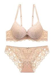 Kljr Mens Plus Size Floral Lace Push Up Bra And Panty Set