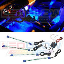 4pc Blue Led Interior Underdash Lighting Kit Way Cool Inventionsway Cool Inventions