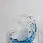 G-SDSH020 Blue Ocean Wave Sculpture Decor – Ghenogas gallery