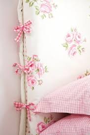 Pin By Monika Chancey On Diy Ideas Shabby Chic Bedrooms Fabric Headboard Purple Home