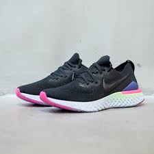 I'm on my 5th pair in a row and totally sold. Nike Epic React Flyknit 2 Black Pink Og Bq8928 003