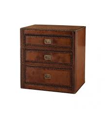 How to build a nightstand from jen woodhouse Casa Padrino Luxury Art Deco Designer Linden Wood Side Table With Tobacco Leather Luxury Hotel Table