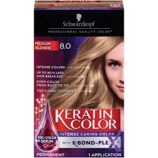 Press continue with facebook to start coloring your profile image or upload a selfie from your device. Schwarzkopf Keratin Color Permanent Hair Color Cream 8 0 Medium Blonde Walmart Com Walmart Com
