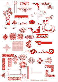 Keywords Pattern Decoration Classical China Wind Frame Cloud Wheat Lace Vector Material Corners Moire Chinese Patterns Chinese Ornament Chinese Flowers
