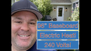 96" Baseboard Heater w/ Line Voltage Thermostat
