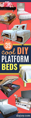 Check out this diy platform bed with storage cubbyholes. 35 Diy Platform Beds For An Impressive Bedroom