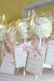 Bridal Shower Cake Pops Handmade Favor Tags Simple Bridal Shower Bridal Shower Bridal Shower Cakes