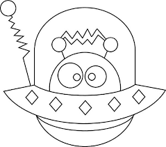 Alien Hide In Spaceship Coloring Page Space Coloring Pages Planet Coloring Pages Detailed Coloring Pages