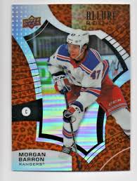 2021-22 Upper Deck Allure Leopard RC Morgan Barron Rangers A-1072