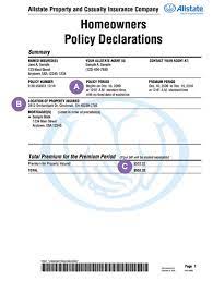 Flood insurance is available to anyone living in one of the 23,000 participating nfip communities. Policy Declarations Allstate Insurance