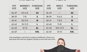 36 scientific vibram five finger size chart