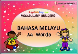 Basic malay vocabulary for family. Vocabulary Builders Malay Language Bahasa Melayu Letter A Huruf A