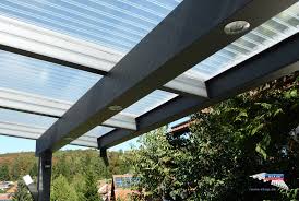 Ein Alu Terrassendach Der Marke Rexoclassic 4m X 3 50m In Anthrazit Mit Plexiglas Resist Stegplatten Und Stegplatten Uberdachung Terrasse Terrassenuberdachung