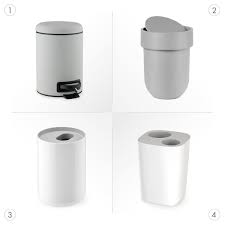 Kleines badezimmer mulleimer umbra skinny abfalleimer kleiner stylischer mülleimer schlanker papierkorb für kleine räume in ihrem zuhause oder büro 7 5 l. Mulleimer Und Treteimer Connox