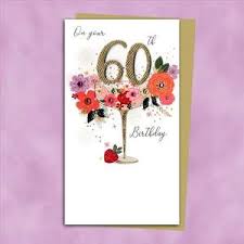 Including three 60th birthday balloons and three red balloons, this is a great gift to celebrate this special birthday. Happy 60th Birthday Flowers And Balloons Greeting Card