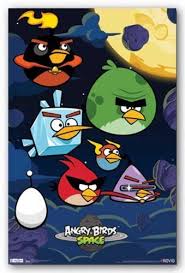 22x34 Angry Birds Space Birds Video Game Poster Print By Angry Birds Http Www Amazon Com Dp B007vf59hq Ref Cm Sw R Pi Bird Poster Angry Birds Space Poster