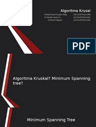 Check spelling or type a new query. Algoritma Kruskal
