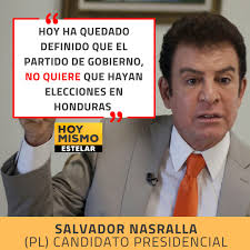 Candidato presidencial por el PL, Salvador Nasralla sobre posición de  consejeros suplentes del CNE.