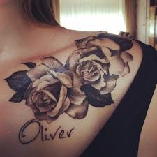 Very Realistic Rose Tattoo With My Son S Name Rose Tattoos Realistic Rose Tattoo Tattoos