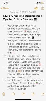Or maybe an online notepad that's available all across the web if you spend a lot of time in your tabs. 18 School Notes To Self Ideas Study Tips College School Study Tips School Organization Notes