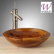 We spent many months researching joinery techniques, wood machining techniques, glues, finishes and other related subjects before we even started the design process. Amazing Teak Bathroom Vessel Sinks And Wooden Bathtubs