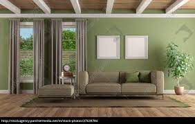 Grünes wohnzimmer design wohnzimmer einrichten grunes sofa grunes wohnzimmerkonzert 29 09 2019 previous next wohnzimmerdekor ideen grüne wandfarbe grünes wohnzimmer modernes. Grunes Wohnzimmer Mit Modernem Sofa Und Hocker Lizenzfreies Foto 27628784 Bildagentur Panthermedia
