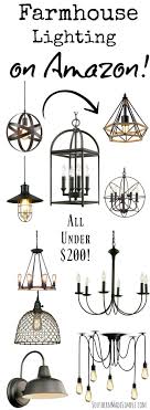 Farmhouse Light Fixtures Under 200 On Amazon Southern Made Simple Farmhouse Light Fixtures Farmhouse Style Lighting Fixer Upper Light Fixtures