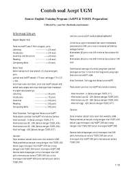 Check spelling or type a new query. Inilah Soal Tpa Ugm Pdf