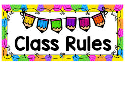 Bright Classroom Decor Rules Clip Chart More Editable