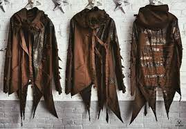 Postapocalyptic Jacket Brown Jacket Faux Leather Jacket Etsy Cyberpunk Clothes Post Apocalyptic Post Apocalyptic Costume