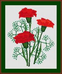 Check spelling or type a new query. Instant Download Red Carnations Flowers Cross Stitch Pattern 8021 Pdf Format For Eas Floral Cross Stitch Cross Stitch Patterns Flowers Cross Stitch Flowers