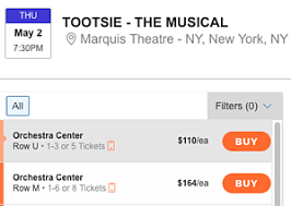 how to find cheapest tootsie on broadway tickets face