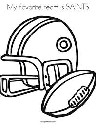 Maybe you would like to learn more about one of these? My Favorite Team Is Saints Coloring Page Twisty Noodle