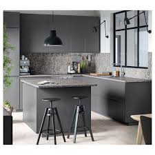 Grey kitchen cupboards white worktops ikea bedspreads king. Ekbacken Custom Made Worktop Dark Grey Marble Effect Laminate 45 1 63 5x2 8 Cm Ikea
