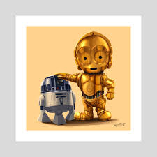 Droids C3po R2d2 An Art Print By Rafael Andrade Inprnt Can somebody explain to me why i decided to draw c3po? droids c3po r2d2 an art print by rafael andrade