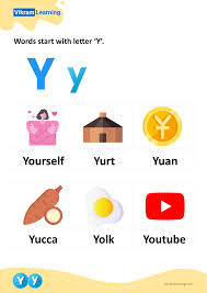 The ancestor of our humble letter y is the twentieth letter of the greek alphabet, . Download Y Letter Words Worksheets For Free Vikramlearning Com