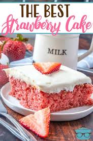 Preheat oven to 375 f. Easy Fresh Strawberry Cake Video The Country Cook