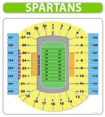 uncommon michigan state university football stadium seating